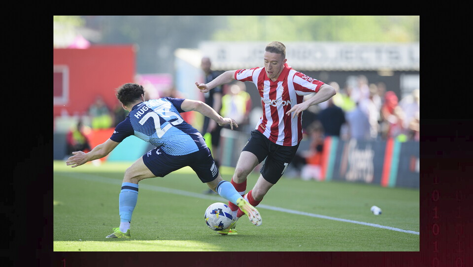 A match photo from City’s 4-3 win over Wycombe Wanderers 
