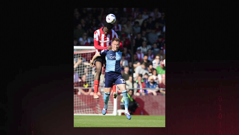 A match photo from City’s 4-3 win over Wycombe Wanderers 