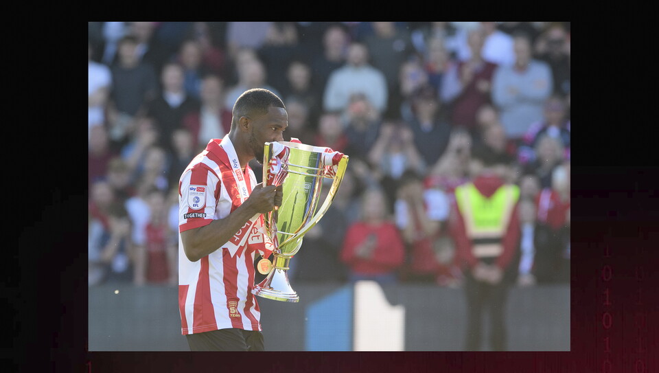 A match photo from City’s 4-3 win over Wycombe Wanderers 