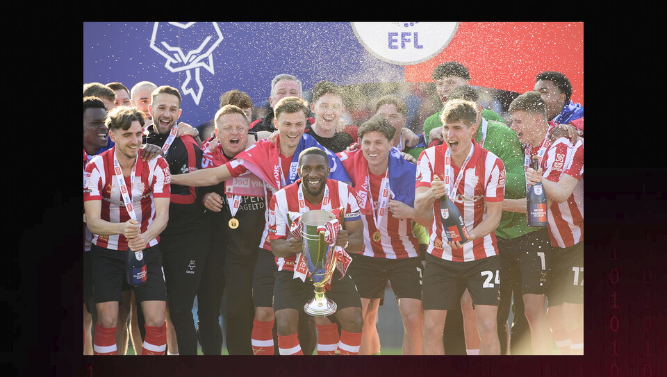 A match photo from City’s 4-3 win over Wycombe Wanderers 