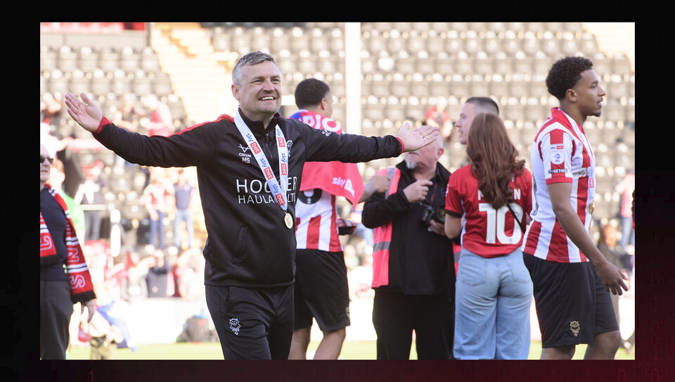 A match photo from City’s 4-3 win over Wycombe Wanderers 