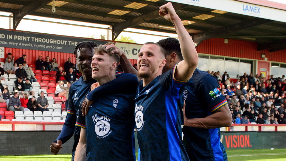 City celebrate Rob Street's late leveller at Stevenage