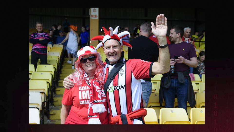 A fan image from City’s 2-0 win at Port Vale