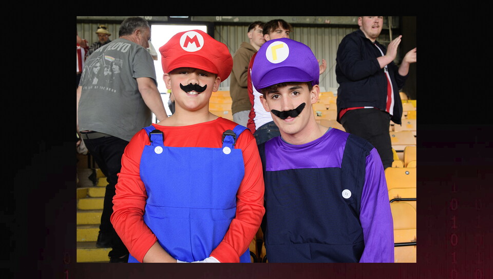 A fan image from City’s 2-0 win at Port Vale