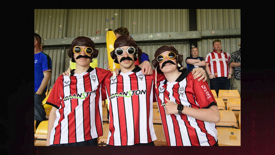 A fan image from City’s 2-0 win at Port Vale