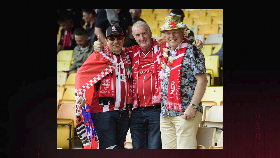 A fan image from City’s 2-0 win at Port Vale