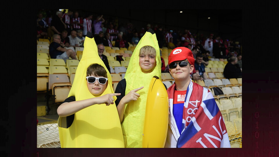 A fan image from City’s 2-0 win at Port Vale