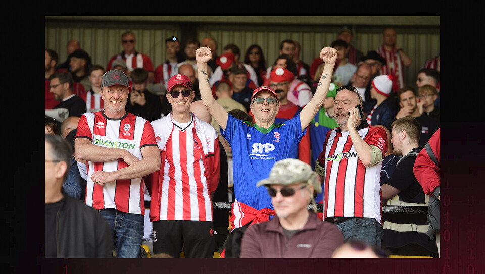 A fan image from City’s 2-0 win at Port Vale