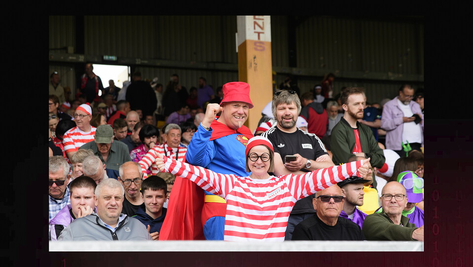 A fan image from City’s 2-0 win at Port Vale