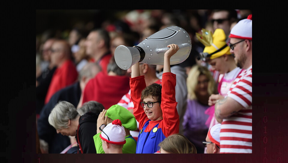 A fan image from City’s 2-0 win at Port Vale