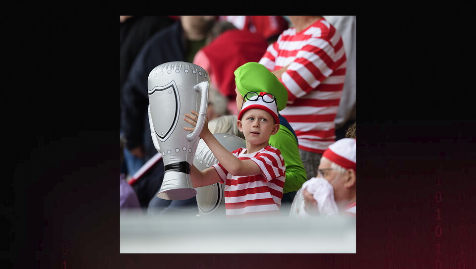 A fan image from City’s 2-0 win at Port Vale