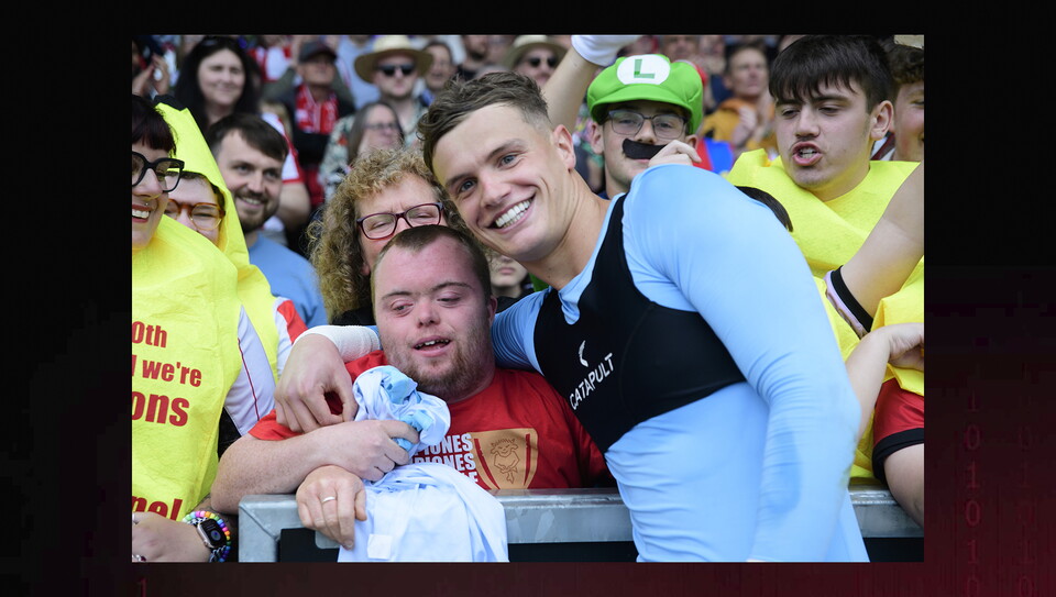 A fan image from City’s 2-0 win at Port Vale