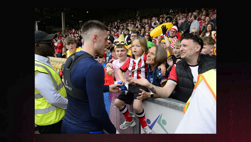 A fan image from City’s 2-0 win at Port Vale