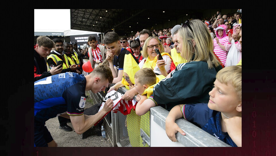 A fan image from City’s 2-0 win at Port Vale