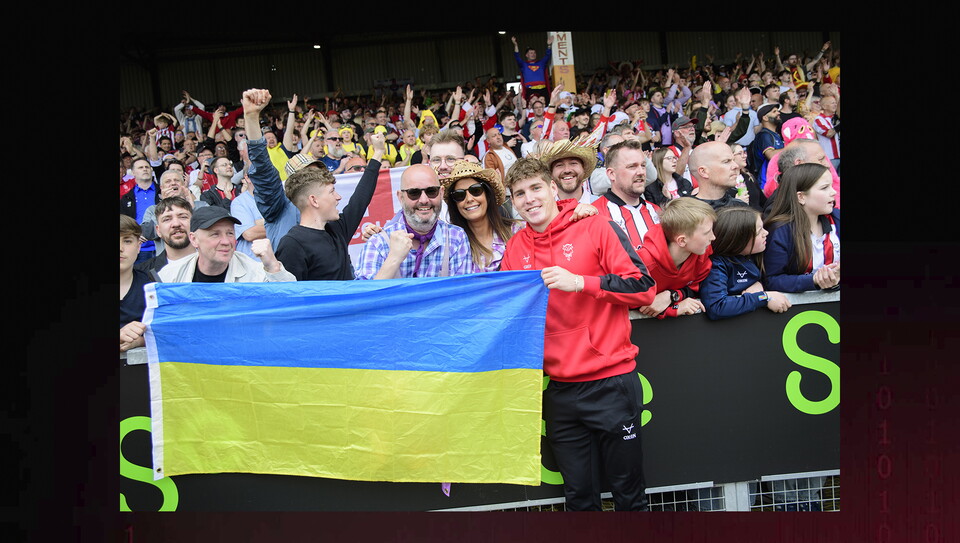 A fan image from City’s 2-0 win at Port Vale