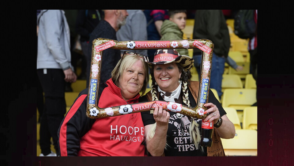 A fan image from City’s 2-0 win at Port Vale