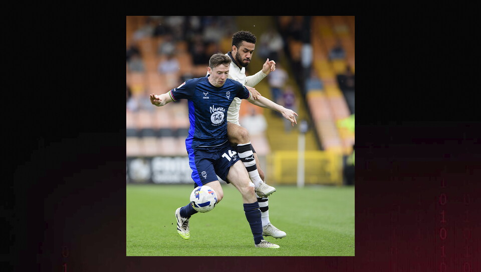 A match action image from City’s 2-0 win at Port Vale