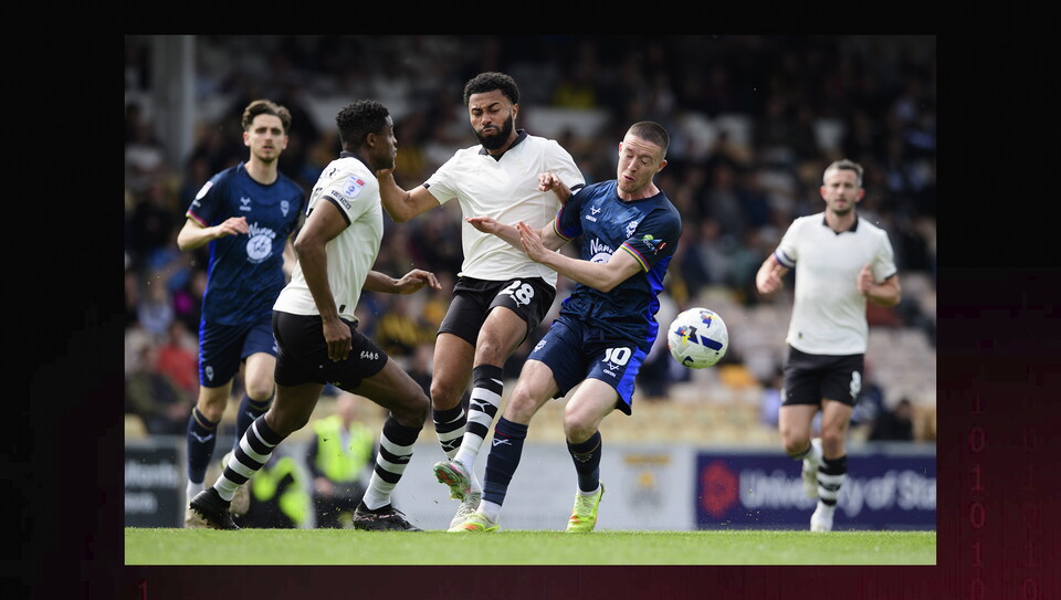 A match action image from City’s 2-0 win at Port Vale