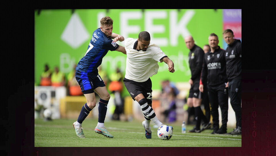 A match action image from City’s 2-0 win at Port Vale