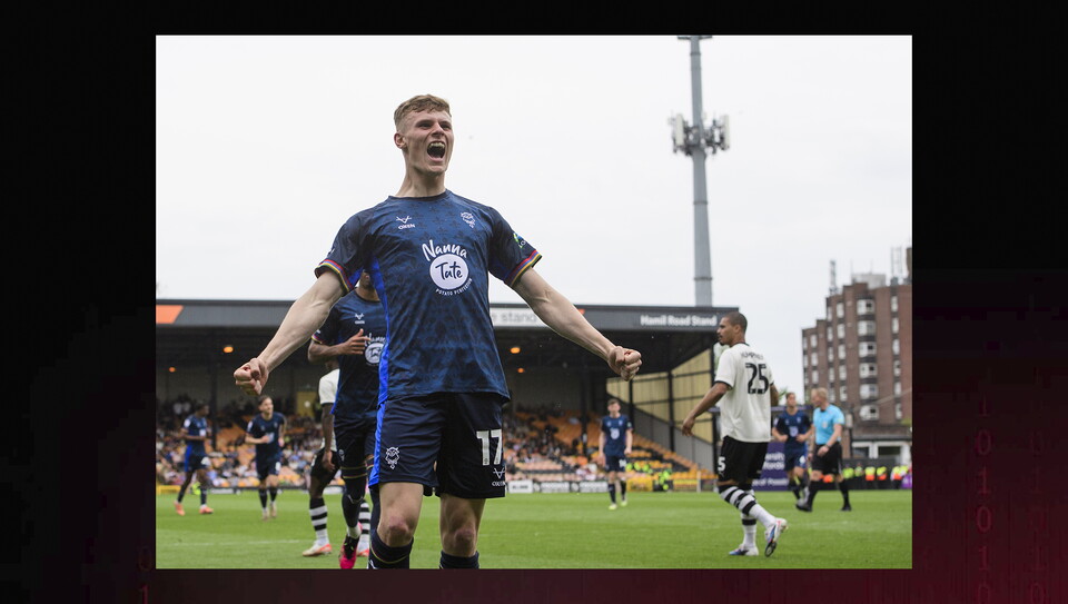 A match action image from City’s 2-0 win at Port Vale