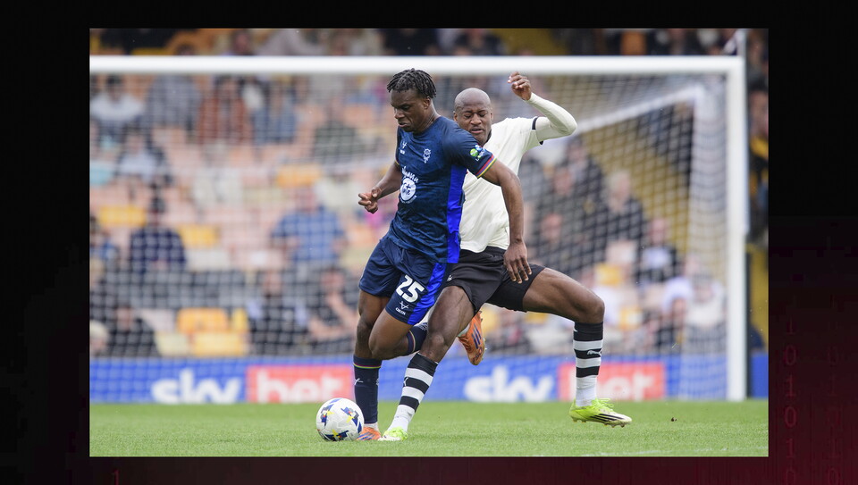 A match action image from City’s 2-0 win at Port Vale