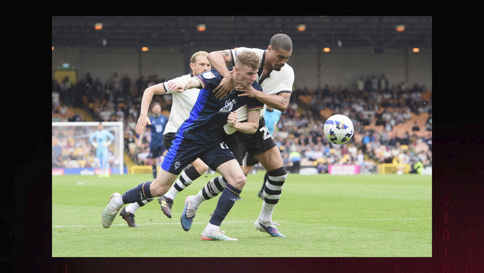 A match action image from City’s 2-0 win at Port Vale