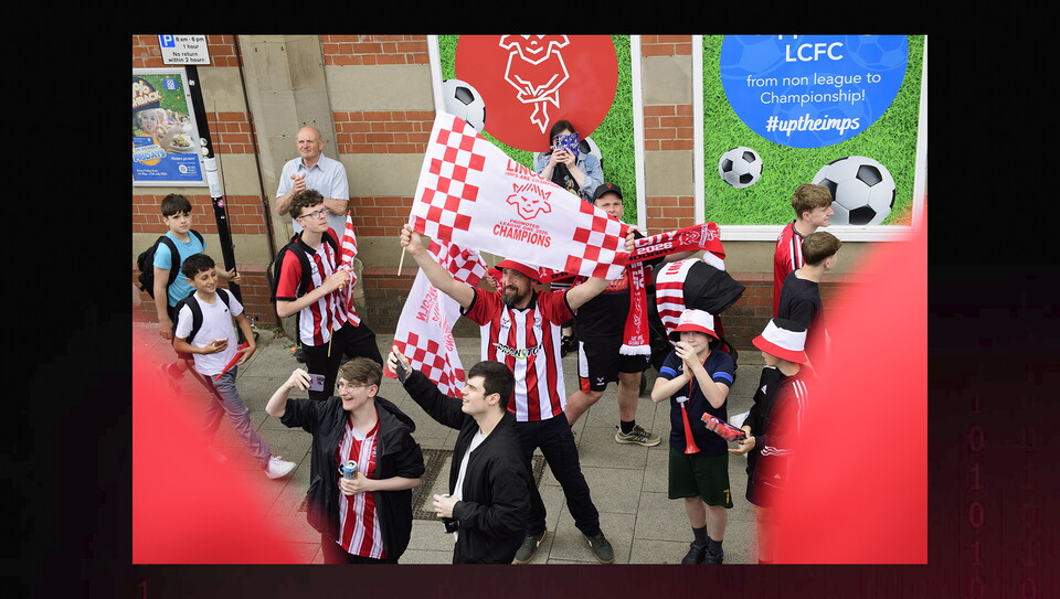 Lincoln City open top bus parade