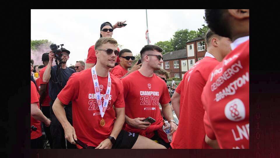 Lincoln City open top bus parade