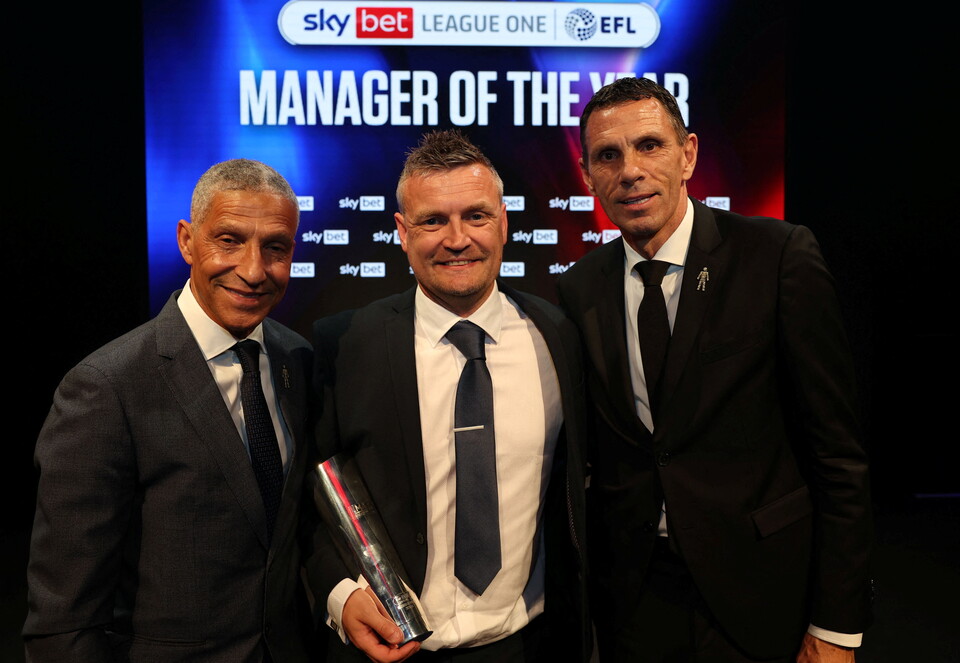 Chris Hughton, Michael Skubala and Gus Poyet