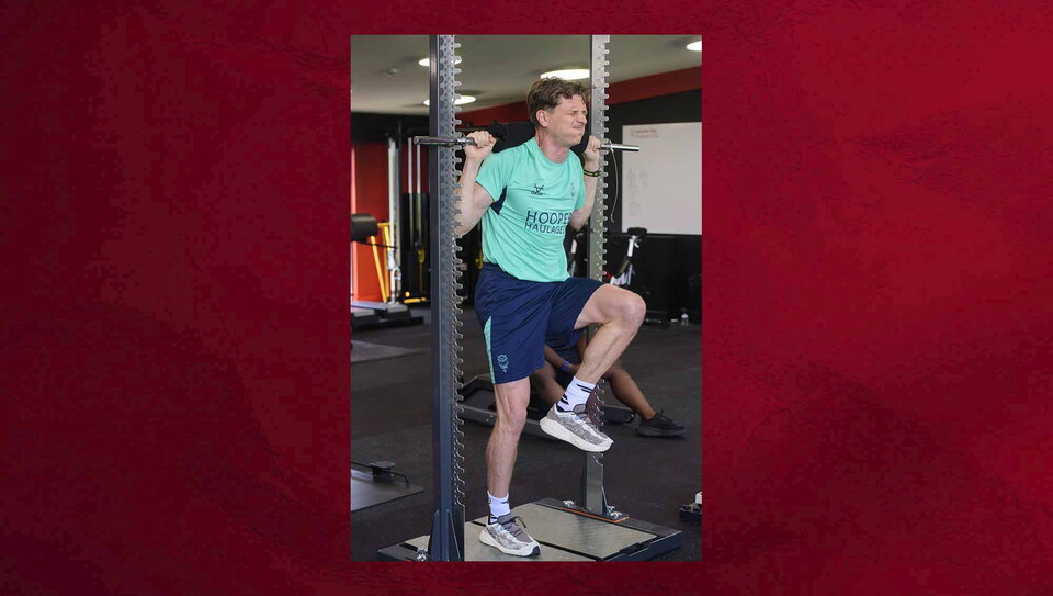 Lincoln City during preseason training at the Gen2Energy Elite Performance Centre.