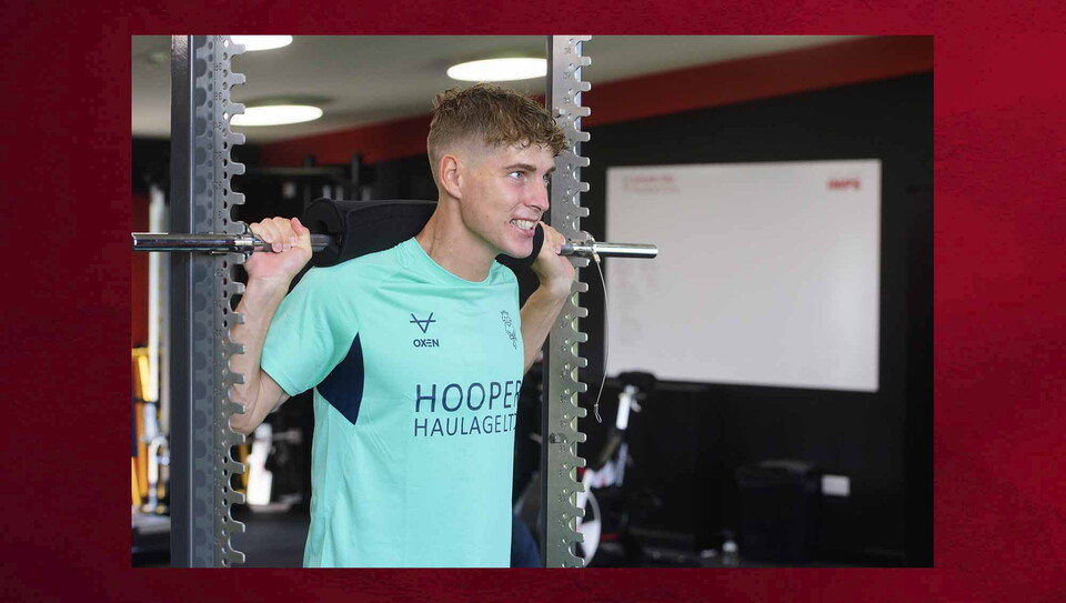 Lincoln City during preseason training at the Gen2Energy Elite Performance Centre.