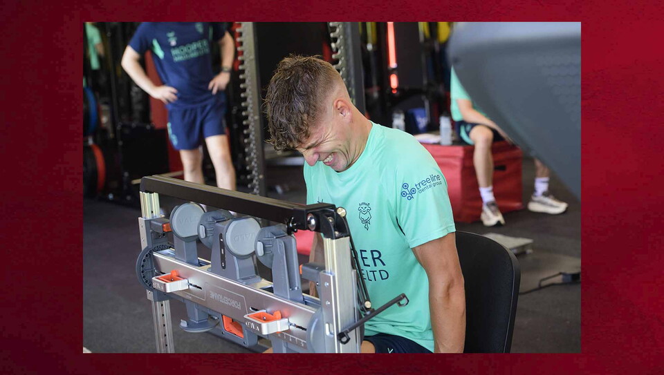 Lincoln City during preseason training at the Gen2Energy Elite Performance Centre.