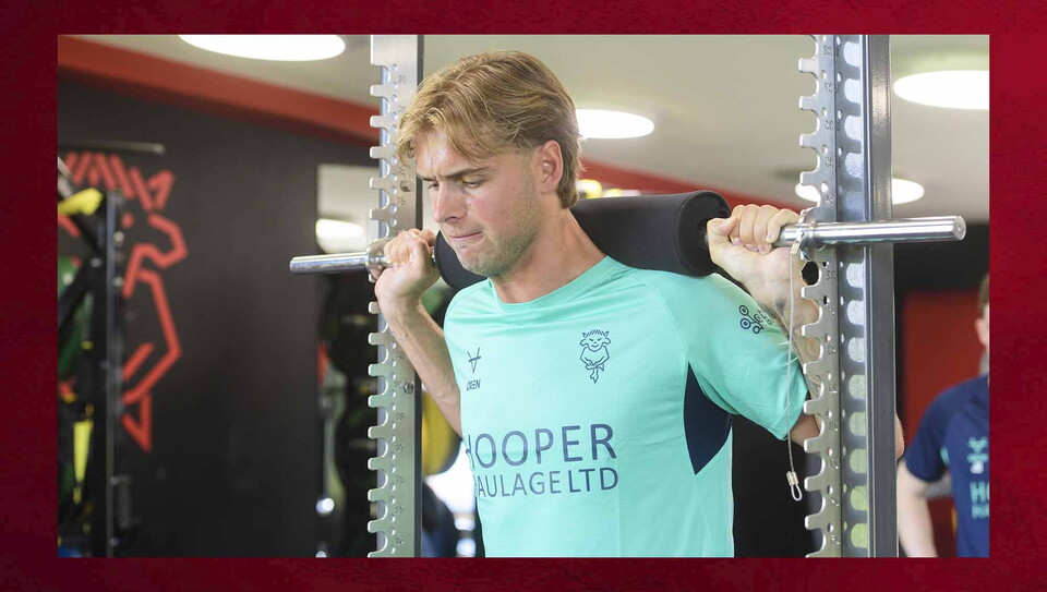 Lincoln City during preseason training at the Gen2Energy Elite Performance Centre.