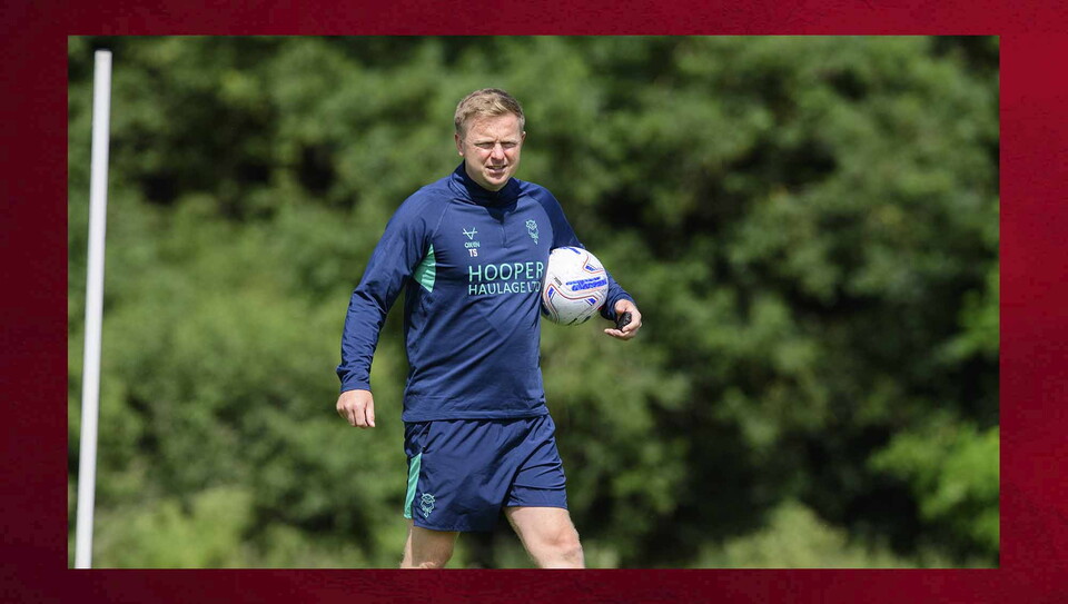 Lincoln City during pre-season training at the Gen2Energy Elite Performance Centre, Scampton, Lincolnshire.