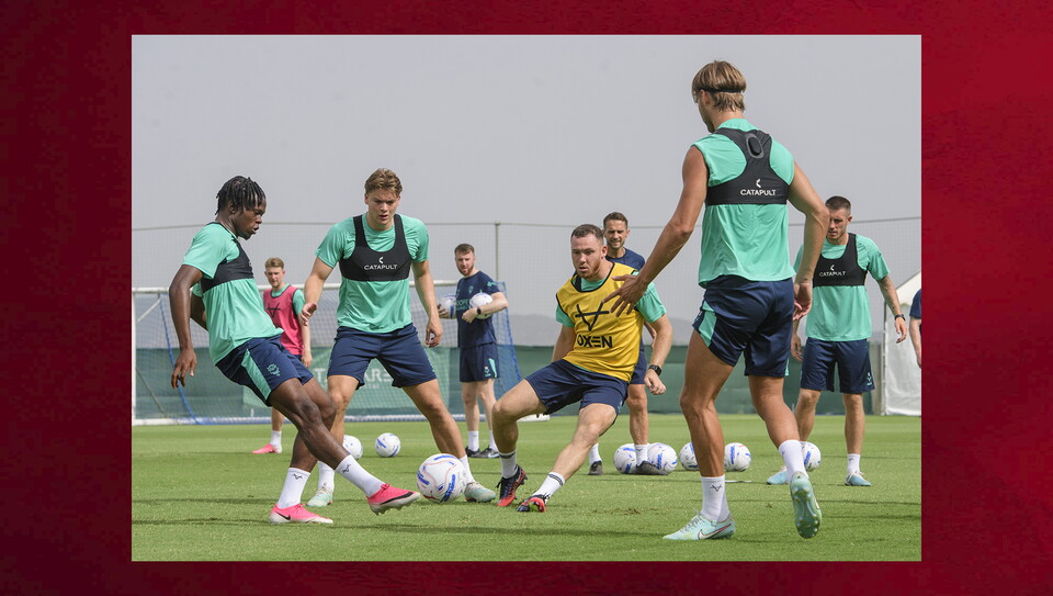 Lincoln City during a training session as part of the 2026/27 warm weather training camp at Hotel Hilton La Torre, Murcia, Spain.