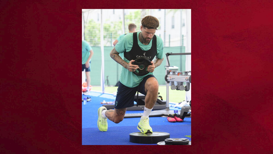 Day on of City's training camp in Spain. 