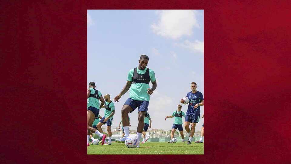Day on of City's training camp in Spain. 