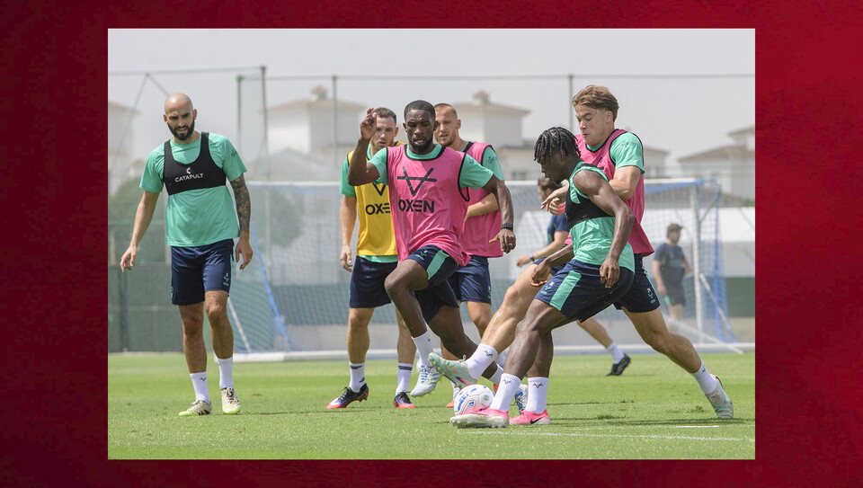 Day on of City's training camp in Spain. 