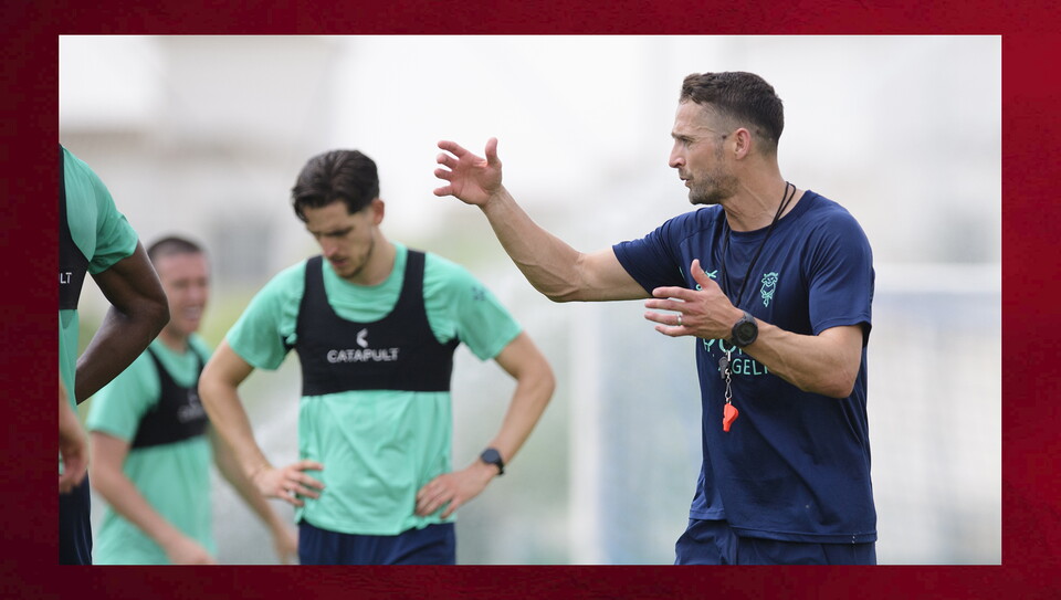 Day on of City's training camp in Spain. 