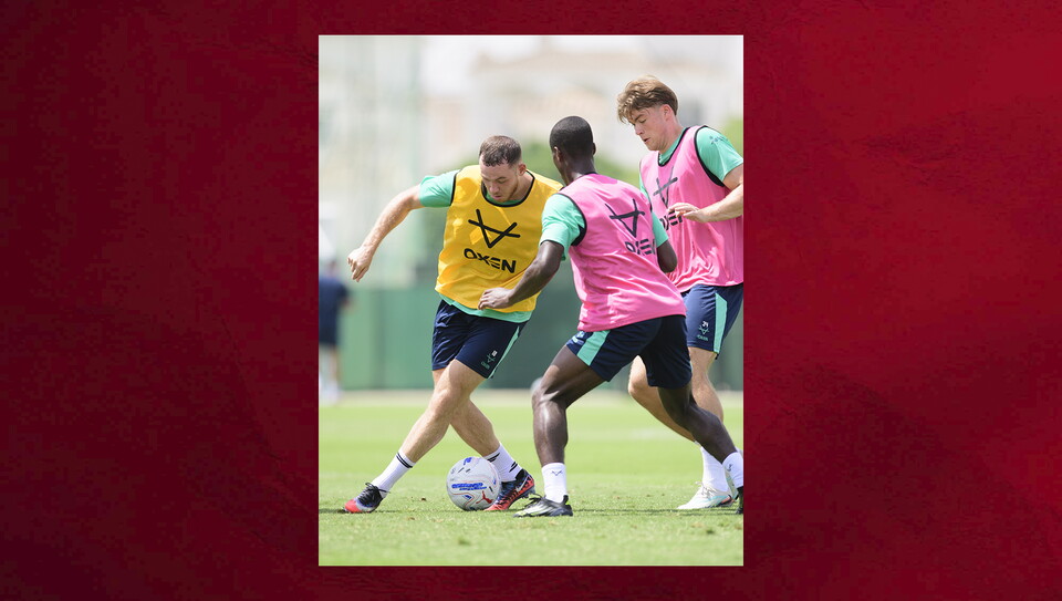Day on of City's training camp in Spain. 