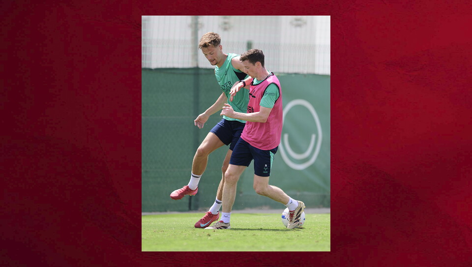 Day on of City's training camp in Spain. 