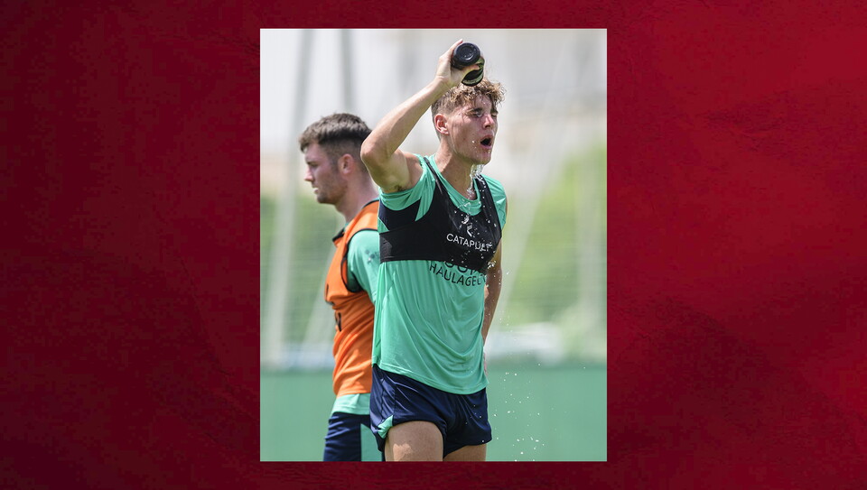 Day on of City's training camp in Spain. 