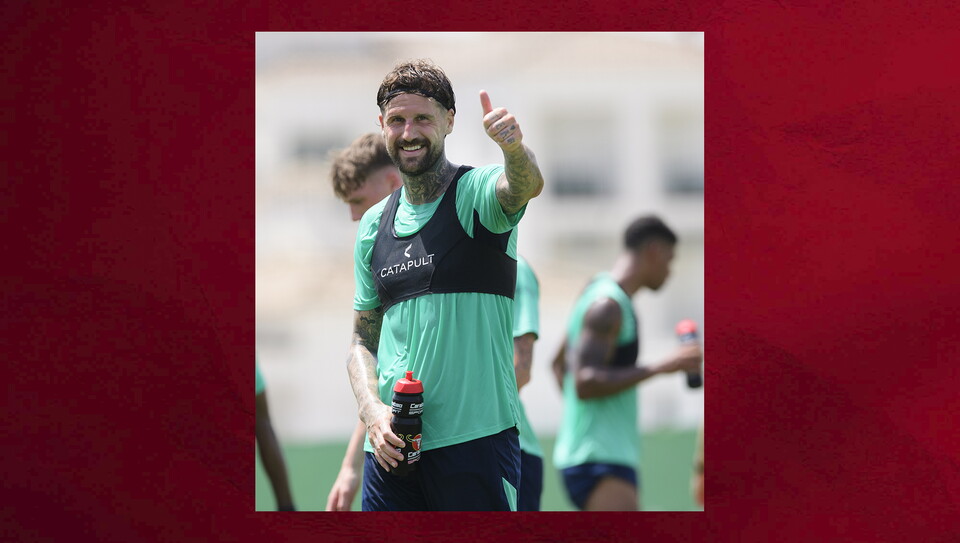 Day on of City's training camp in Spain. 