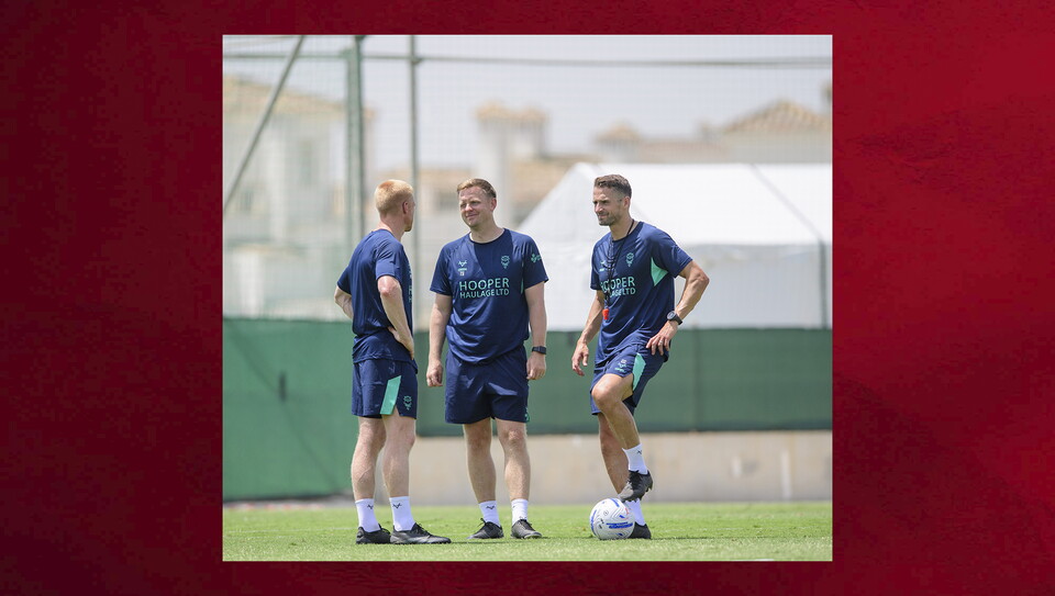 Day on of City's training camp in Spain. 