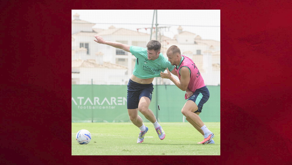 Day on of City's training camp in Spain. 