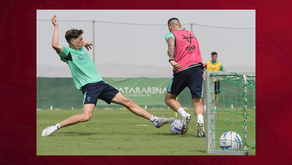 Lincoln City during a training session as part of the 2026/27 warm weather training camp at Hotel Hilton La Torre, Murcia, Spain.