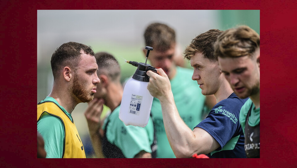 Lincoln City during a training session as part of the 2026/27 warm weather training camp at Hotel Hilton La Torre, Murcia, Spain.