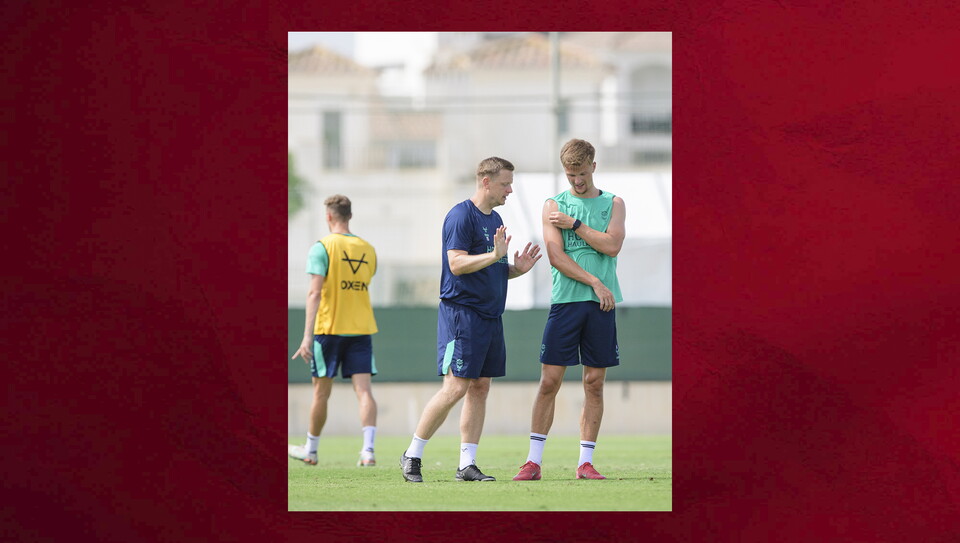Lincoln City during a training session as part of the 2026/27 warm weather training camp at Hotel Hilton La Torre, Murcia, Spain.