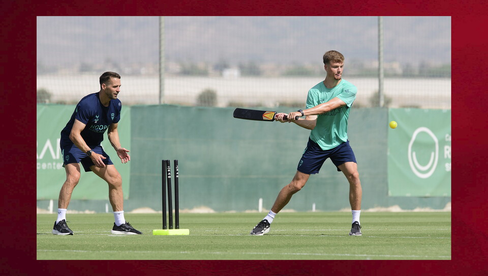 Lincoln City during a training session as part of the 2026/27 warm weather training camp at Hotel Hilton La Torre, Murcia, Spain.