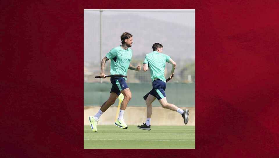 Lincoln City during a training session as part of the 2026/27 warm weather training camp at Hotel Hilton La Torre, Murcia, Spain.